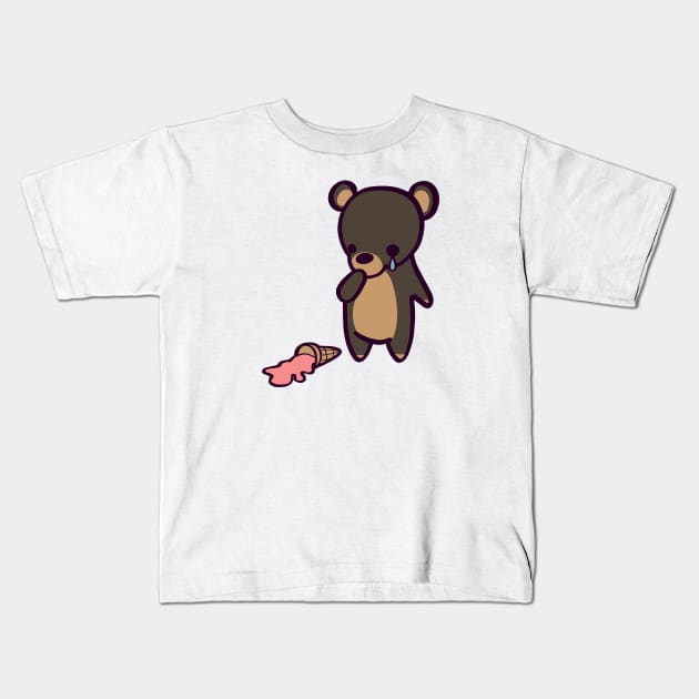 Bearly Holding It Together Kids T-Shirt by ThumboArtBumbo